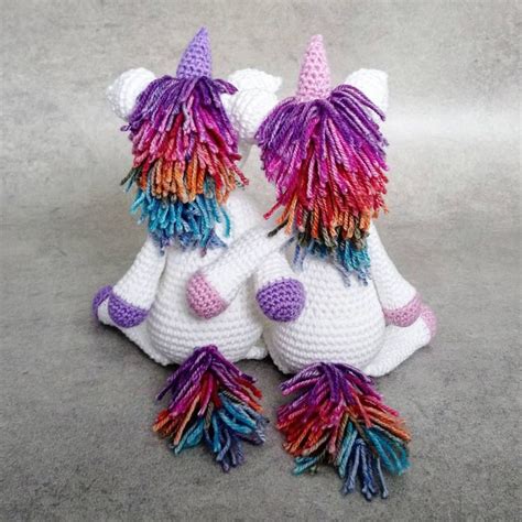 Unicorn Sisters Completed!!! : r/crochet 